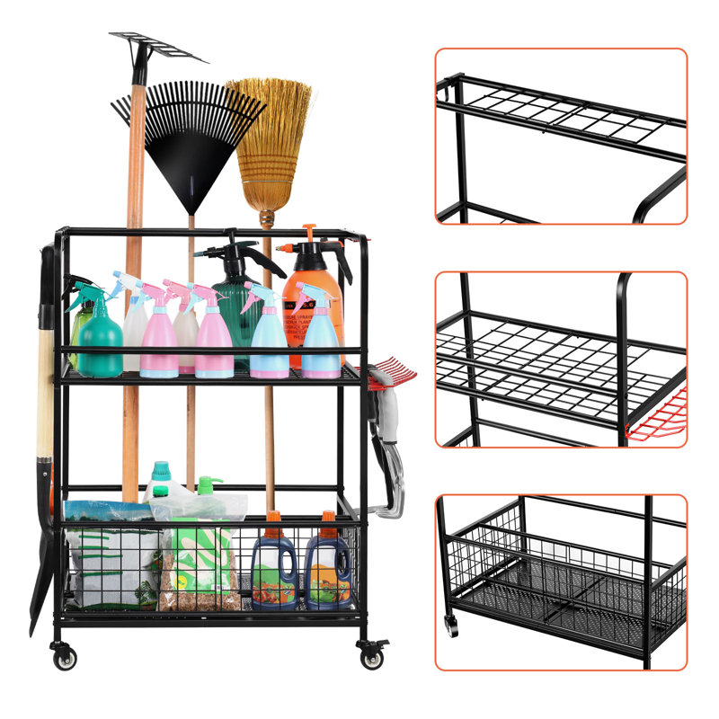Rangement pour outils de jardin