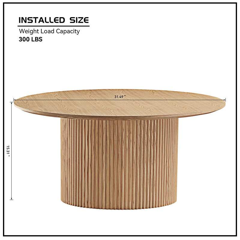 Table basse ronde