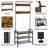 Hall Tree 71.5cm Wide with Bench and Shoe Storage-968619418