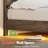 Tryston Floating Queen Bed with LED Light, Gray-1649309785-1649309776