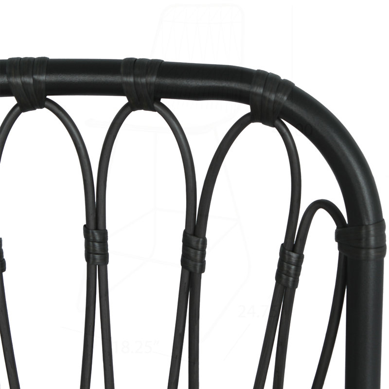 Chaises de salle à manger d'extérieur en osier avec caractéristiques haut de gamme pour un confort ultime