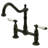 Kingston Brass Heritage Two-Handle 2-Hole Deck Mount Bridge Kitchen Faucet-138768665
