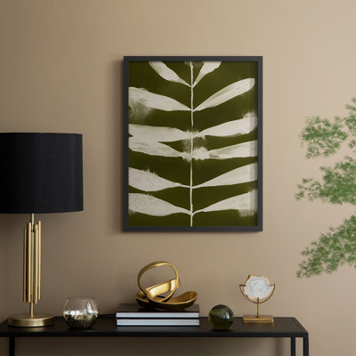 «Organic Bloom VI», reproduction encadrée - bois massif