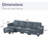 Raashida 5 - Piece Sectional Sofa