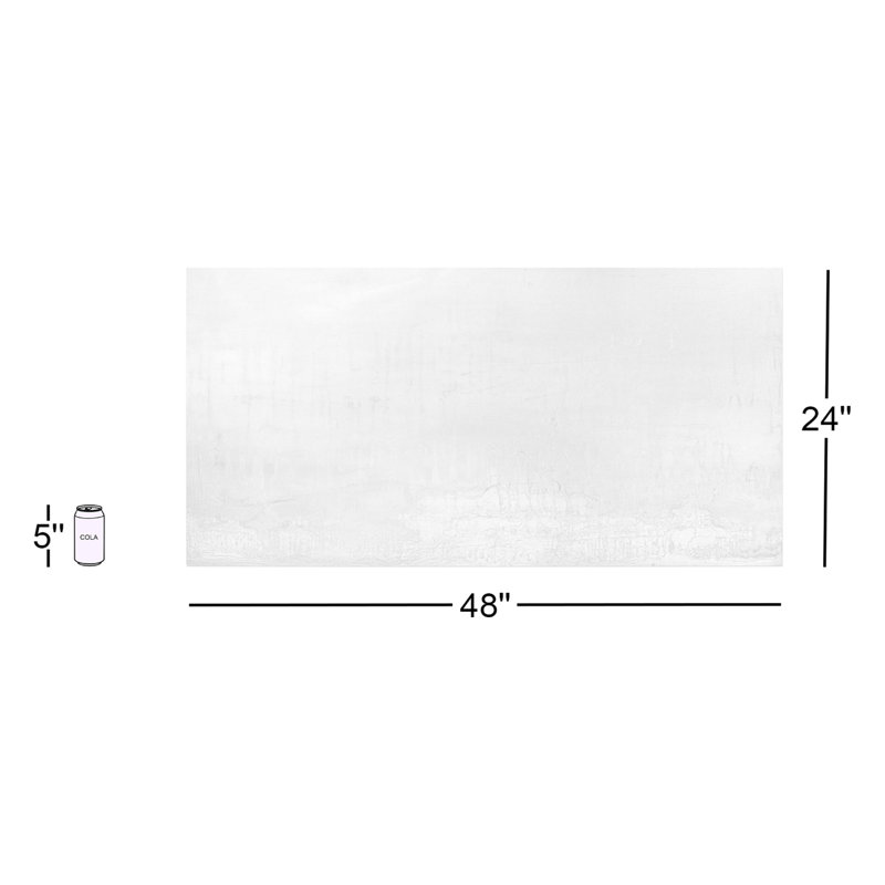 Carreau de mur et de plancher en alliage de porcelaine métallique 24 po x 48 po Alloy (15,49 pieds carrés / boîte)
