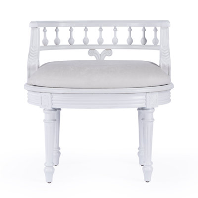 Hathaway Solid Wood Accent Stool