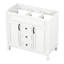 Meuble-lavabo 36 po sans lavabo supérieur, armoire seulement, armoire de rangement moderne avec 2 portes à fermeture douce et 2 tiroirs-245030241