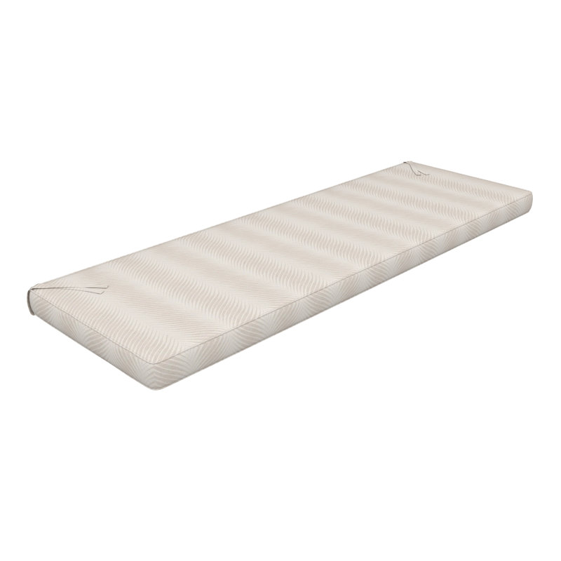 Coussin de banc intérieur / extérieur Sunbrella®, 3 po d'épaisseur, 56 po x 19 po, Sunbrella® Clock Out Cloud