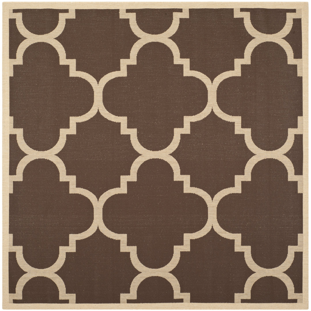 Welby Dark Brown Outdoor Rug Andover Mills™ Rug 