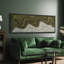 Grande impression sur toile encadrée, impression de paysage abstrait pour la décoration intérieure moderne-118737033-118737031