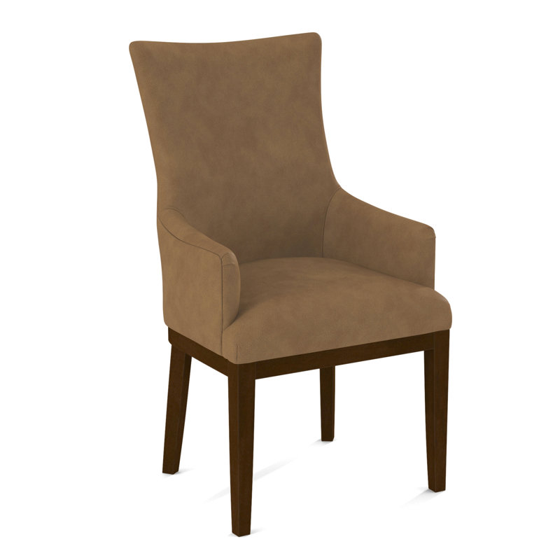 19'' H Upholstered Armchair, Pecan, Evolution Dude Ranch