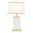 Colette Ivory Rectangular Ceramic Table Lamp