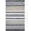Cabana Striped Area Rug in Ivory/Silver/Gray/Indigo