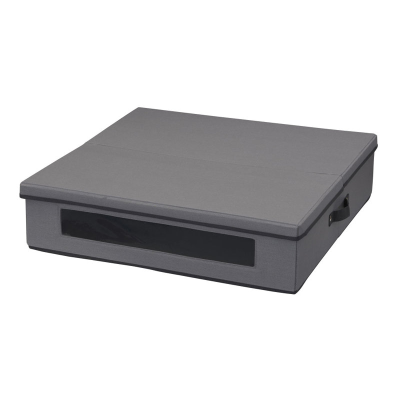 Boîte à couronnes, gris, H 7,5 po x l 24 po x P 24 po