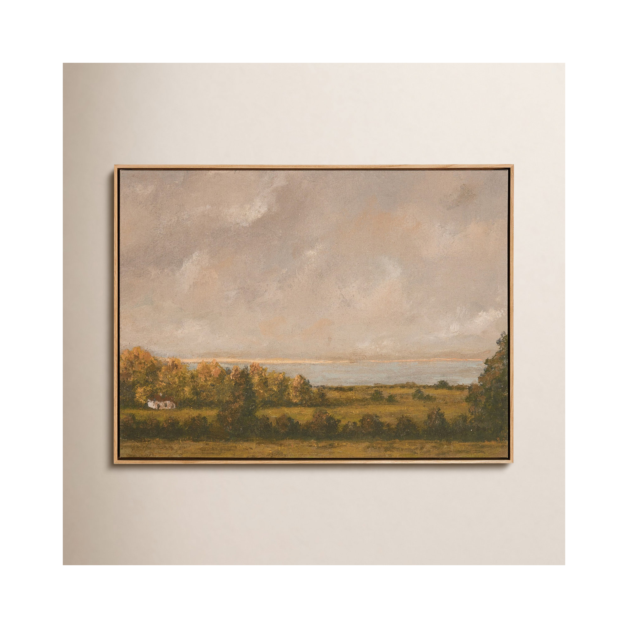 Country Lake House by Lori Marie, 24'' H x 32'' W