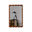Miroir de 36,02 po Mid-Century Modern Swirl