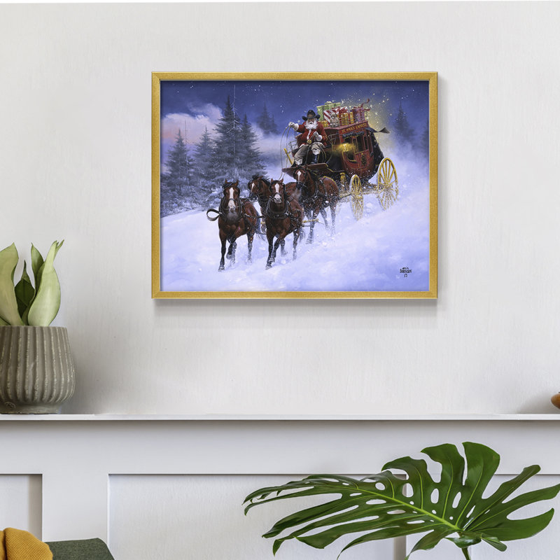 Nick's Express -Framed Print - Restickable