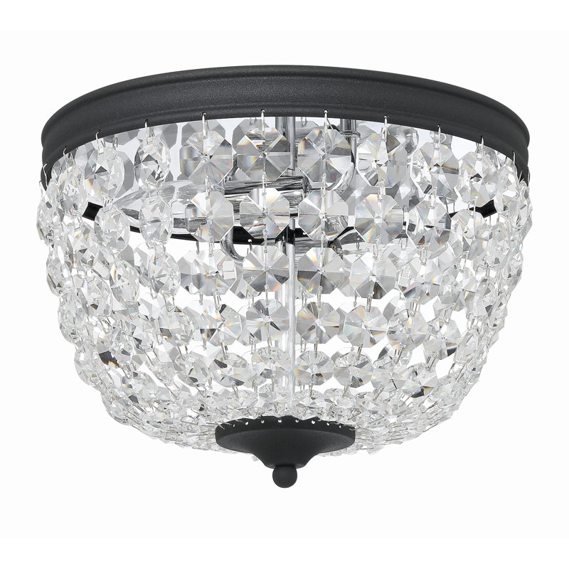 Jaaziah Flush Mount, Black 