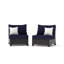 Deco Modular Armless Chair with Cushion