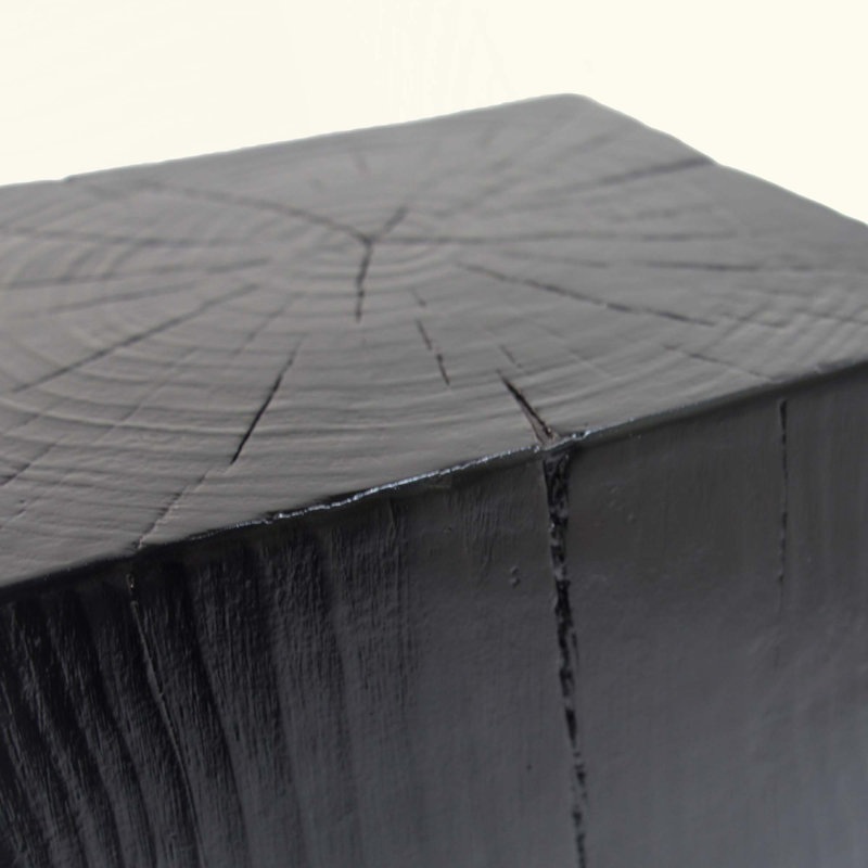 Table d'appoint DENSEL, Noir, 27.75" H x 14.5" W x 14.5" D