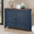 40"  Console Table with Storage Shelf, Retro Entryway Table with Adjustable Storage Shelf-1818406952