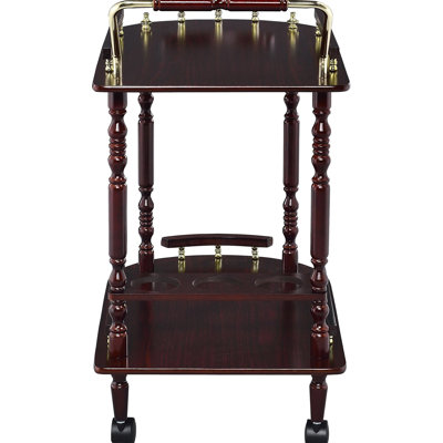 Elegant Dining Room Cart In And Brass With Ample Snack Storage Serving 2 Shelves Wine Bottle Organizer For