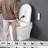 Foot Sensor Smart Toilet Bidet , Heated Seat, Night , Self-Cleaning Nozzle, Remote Control, Led Display With Sensor,