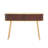 Wood Grain Console Table with Sliding Door