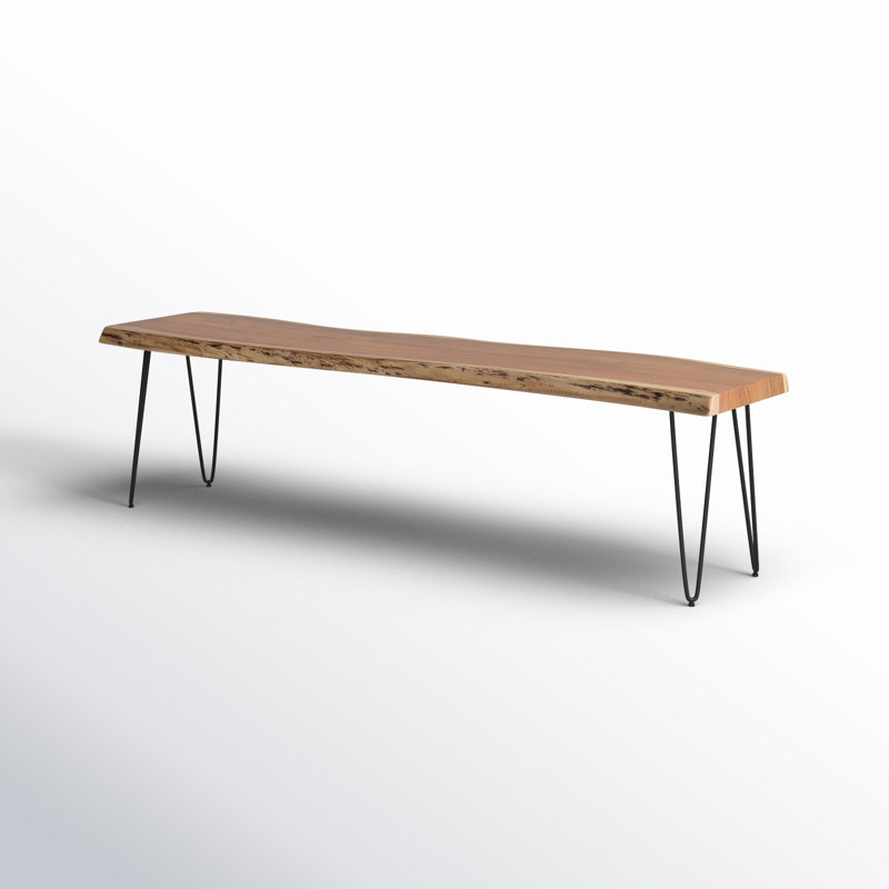 Gordonsville Upholstered Bench, Natural
