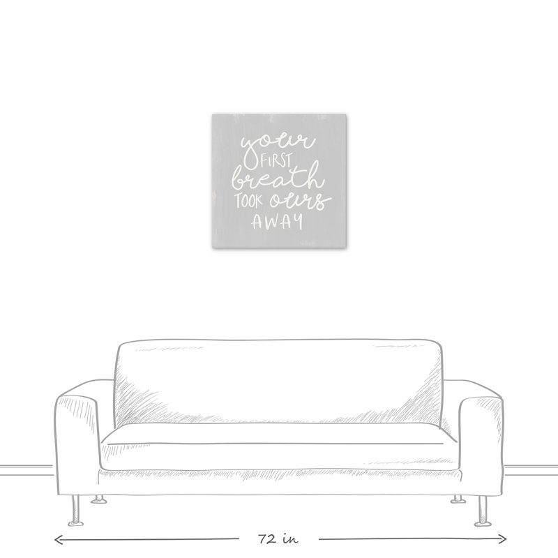 Votre première impression sur toile de souffle Merle, H 24 po x l 24 po x P 1,25 po