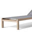 Chaise longue d'extérieur en tissu pour l'extérieur