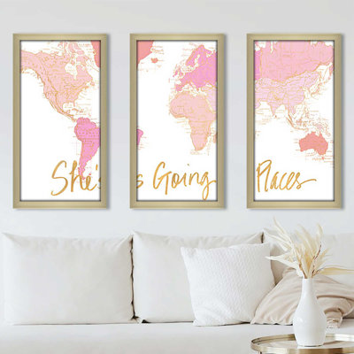 " She's Going Places " by Elizabeth Medley 3 - Pieces