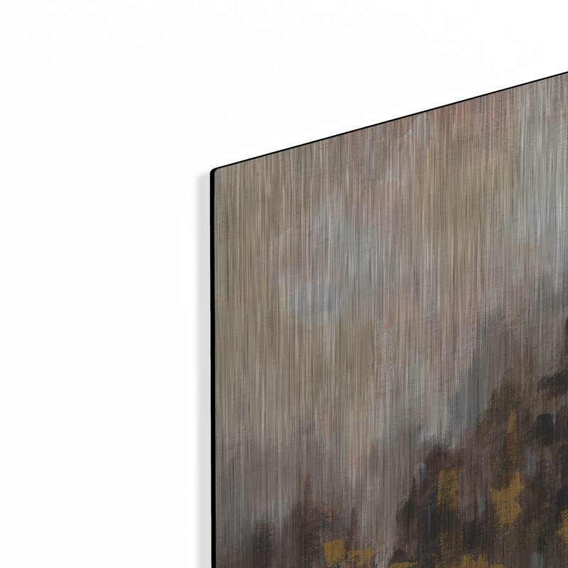 «Blush Forest I» par Silvia Vassileva, art mural en métal, H 24 po x l 24 po