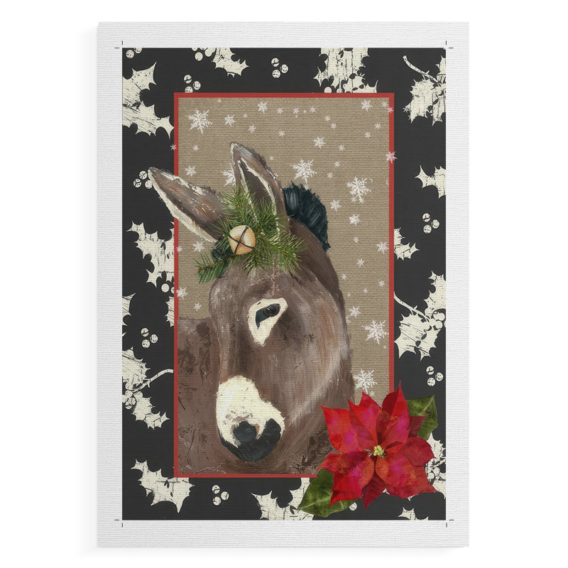 County Christmas Farm III - Impression sur toile seulement - NON-CADRE, H 27 po x l 18 po