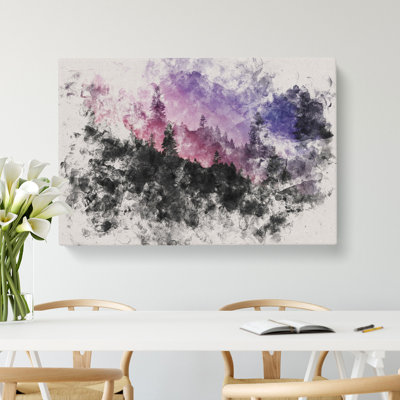 Purple Forest - Wrapped Canvas Print