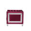 Causeuse moderne avec 2 coussins Heibero, velours