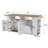 Rolling Mobile Workbench With Expandable Tabletop