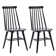 Alvie 17" Wide Modern Farmhouse Windsor Back Solid Wood Dinning Chairs