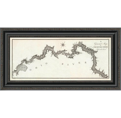 " A General Map Of The River Ohio; Plate 3; 1796 "