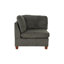 Ensemble de canapé modulaire en chenille gris 6 pièces