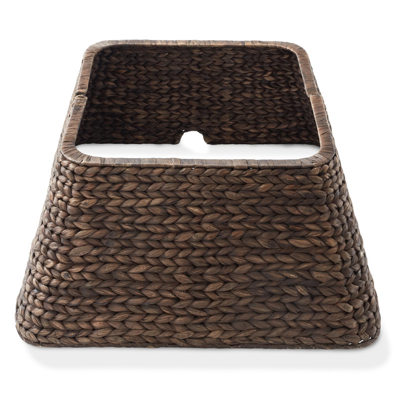 Arbre de Noël tissé, base carrée 22 po, Espresso
