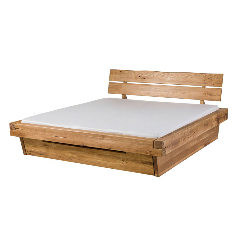 Innsbruck Solid Wood Bed, European Double (140 x 200 cm)