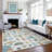 Machine Washable Indoor/Outdoor Jourdan ACN2393 Mid-Century Modern Rug-305458466
