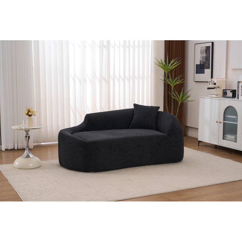 Chaise longue longue à compression LY-048, Noir