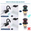 Drain escamotable en acier inoxydable, drain de lavabo de salle de bain avec fonction anti-colmatage-132524755