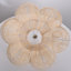 Luminaire suspendu 1 lumière Rattan Flower