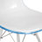 Culley Modern Acrylic Side Chair – Armless Transparent Accent Chair Lightweight Molded Plastic Seating for Dining Room, Kitchen, Vanity, Office, or Banquet-30733416-123385364