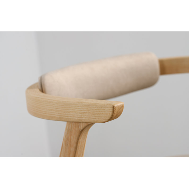 Ellis Dining Chair, Matte Ash, Beige