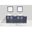  Ensemble de meuble-lavabo double 84 "avec miroir Modern-62326226