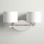 Éclairage pour salle de bain 2 lumières Savoy House Kane en nickel satiné-1683713092